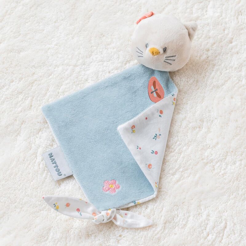  - mila zoë lana - comforter cat blue green 22 cm 